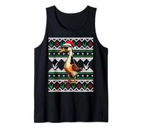 Genial Indian Runner Duck, Navidad, Navidad, Divertido Amante de los Animales Camiseta sin Mangas