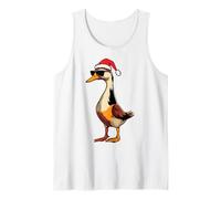 Genial Indian Runner Duck, Navidad, Navidad, Divertido Amante de los Animales Camiseta sin Mangas