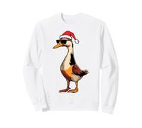 Genial Indian Runner Duck, Navidad, Navidad, Divertido Amante de los Animales Sudadera