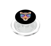 Genial Leopardo Safari zoológico Gato Salvaje Animal Regalo Hombres Mujeres niños PopSockets PopGrip para MagSafe