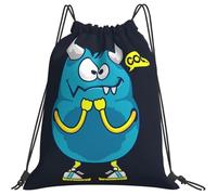 Genial Monstruo Yeti Extraterrestre Hombres Mujer Bolsas De Cuerdas Gimnasio Cómodo Mochila De Cuerdas Gracioso Cordón Bolsa Para Gimnasio Escolar Yoga