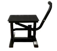 Genial Motor - Caballete elevador de moto compatible con minimotard y pit bike. Caballete central ajustable en altura 25-34 cm. Elevador de moto de 24 x 30 cm. De hierro tratado. Carga máxima de 150