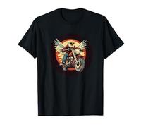 Genial motorista con alas para los amantes del águila y la libertad Camiseta
