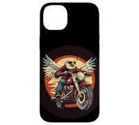 Genial motorista con alas para los amantes del águila y la libertad Carcasa para iPhone 14 Plus