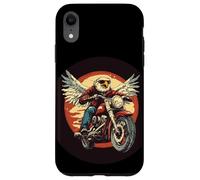 Genial motorista con alas para los amantes del águila y la libertad Carcasa para iPhone XR