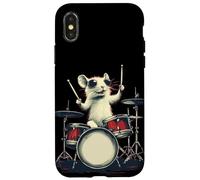 Genial rock and roll con este tambor de rata blanca Carcasa para iPhone X/XS