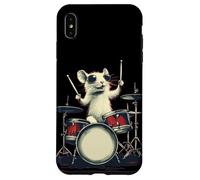 Genial rock and roll con este tambor de rata blanca Carcasa para iPhone XS Max
