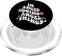 Genial, Soy un ángel Haciendo Cosas de ángeles, Divertido Día de la Madre PopSockets PopGrip para MagSafe