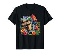 Geniales Gafas de Sol para Vacaciones de Verano Tropicales con Dinosaurios Camiseta