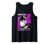 Geniales vibraciones de anime japonés: estilo de arte y moda del manga urbano Camiseta sin Mangas