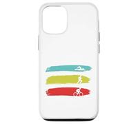 GenialTriatleta Triatlón Deportes Nadador Corre Ciclista Carcasa para iPhone 12/12 Pro