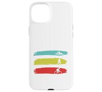GenialTriatleta Triatlón Deportes Nadador Corre Ciclista Carcasa para iPhone 15 Plus