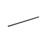 Genie 12371 10mm Paquete de 25 A4 plástico peines vinculantes - Apto para todas las Carpetas Negro