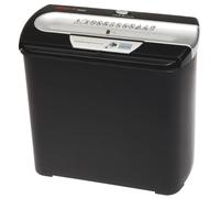 Genie Destructora de papel y CD 255 CD – 7 hojas, 12 litros – negro y plateado
