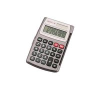 Genie 520 Flacher Dual Power - Calculadora (Pantalla de 10 dígitos, con Tapa abatible), Color Plateado