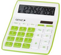 Genie 840 G - Calculadora de 10 dígitos, color verde