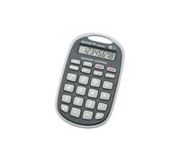 Genie 982 AM Compact Calculator with Attachment Loop 8-Digit Display Black/Grey