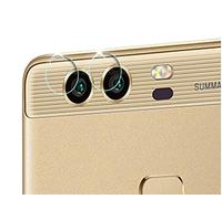 Genie Force® & # x2714; Premium de 2 en 1 lente de cámara HD tanque + cristal para Huawei P9 Plus 9 + cámara lente protector de pantalla - Tempered Glass Protector - 0,2 mm, 9H vidrio duro - Incluye
