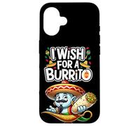 Genie In A Bottle Cita de Comida Mexicana Deseo un Burrito Carcasa para iPhone 16