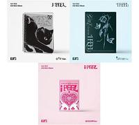 Genie Music (G) I-DLE - I Feel (6º Mini Álbum) CD+Beneficio de Prevent Póster Doblado (versión aleatoria, 1 póster plegado)