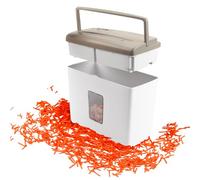 Genie Trituradora de papel 440 X II BR P4, trituradora de papel con corte en partículas, volumen de recogida de 9 l y parada de arranque automático, trituradora compacta para casa u oficina