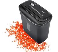 Genie Trituradora de papel 480X, 8 hojas, corte en partículas, P-4, papelera 12 L