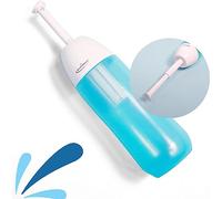 GenieBidet - Bidé portátil fácil de usar con almacenamiento de boquilla telescópica, bolsa de viaje, tapa de 400 ml y aerosol de boquilla perfectamente angular. Resistente a las fugas. El agua no