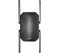 Genie's Poems Repetidor WiFi 6 AX1500, Amplificador Señal WiFi con Puerto Ethernet Gigabit, Double Banda 5GHz y 2.4GHz, Compatible con Todos los Routers, Nuevo
