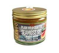 Genii Plain Wild Crafted Seamoss Gel con mango, hecho con agua de manantial, vegano, sin gluten, orgánico