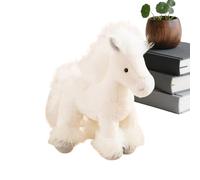 Genikeer Caballo De Peluche - Mascota de Peluche del Año del Caballo 2026 | Muñeco De Animal De Compañía,para Niños Adultos Hogar Escritorio Mesilla Sofá Fiestas Vacaciones