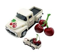 Genikeer Camión Modelo - Camión En Miniatura con 3 Frutas Falsas,para Centro De Mesa Estante Cocina Hogar Granja