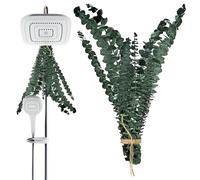 Genikeer Eucalipto para Ducha | Tallos de Eucalipto Suministros de Ducha 10 Piezas,Arreglos Florales Secos Centro de Mesa para Hogar Baño Salón SPA Casa