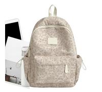 Genikeer Mochila De Cartera Universitaria Estampado Leopardo