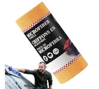 Genikeer Paños de Microfibra,30 Unidades Limpia Cristales Coche | Trapo Absorbente para Pulir Cristales de Espejos y Parabrisas de Cocina Baño Ventana Encimera