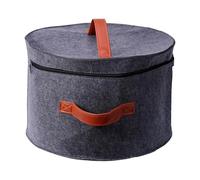 Genikeer Sombrerera De Viaje, Caja De Almacenamiento De Sombreros Desplegable Con Tapa, Sombrereras Redondas Plegables, Bolsa Para Guardar Juguetes De Peluche, Organizador De Sombreros Decorativo