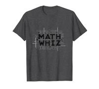 Genio de Las matemáticas: cálculos Inteligentes para entusiastas de los números Camiseta, Hombre, Jaspeado Oscuro, 6XL