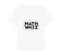 Genio de Las matemáticas: cálculos Inteligentes para entusiastas de los números Camiseta, Mujer Tallas Grandes, Blanco, 5XL Grande