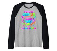 Genio del jardín de Infantes Regreso a la Escuela Camiseta Manga Raglan