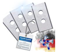 Genisys Cuchilla de Recambio Compatible con MAMMOTION LUBA y Compatible con YUKA Robots cortacésped - Doble Orificio - LongLife - irrompible [DIN EN 50636 Tested], Pieza:48