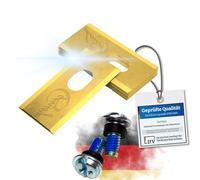 Genisys Cuchillas de titanio compatibles con Dreame Mova A1 A2, cuchillas de repuesto para robot cortacésped - LongLife acero inoxidable [prueba DIN EN 50636] : 6 + 6 tornillos Mova