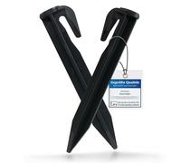 Genisys Gancho Compatible con cortacésped robótico Gardena Clavos Clavijas de sujeción Anclaje al Suelo - ABS HQ Reforzado, Pieza:50