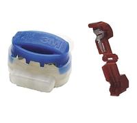 Genisys Wolf Garten LOOPO ® Conector de Cable Compatible reparación de Cables Abrazaderas de conexión Robot cortacésped |Impermeable| Originales 3M, Contenido:6x314+3x951