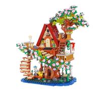 Geniteen Set de Bloques de Construcción de Casa Árbol de Flores de Cerezo 959 Piezas 3-en-1 Bloques de Construcción Creativos Juguetes con Columpio Casa Moc para Adultos y Adolescentes
