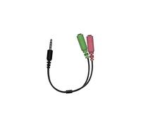 Genius Adaptador de Audio ACC-100 2 x 3,5 mm F / 1 x 3,5 mm M Jack