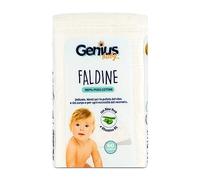 Genius Baby Faldine con aloe vera y vitamina B5 - 100% algodón puro - Calmantes, hidratantes y emolientes - Paquete de 60 unidades