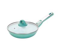 Genius Cerafit Revolution - Sartén de cerámica antiadherente (24 cm, sin PFAS, con tapa de cristal, mango extraíble, para todo tipo de fuegos, inducción, apta para horno, apta para lavavajillas)