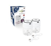 Genius Choptastic Pro - Picadora Multi, 2 Unidades, 30 W, 300 ml de Capacidad, Picadora Eléctrica para Frutas, Verduras, Queso, Nueces y Comida para Bebé, Cortador de Cebolla, Incluye Cable de Carga
