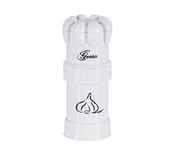 Genius Cortador de ajos, G5, prensa de ajos, apto para lavavajillas, utensilio de cocina, ideal para cortar, molinillo de ajos, plástico, color blanco