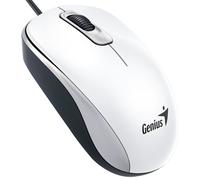 Genius DX-110 USB Óptico 1000DPI Ambidextro Blanco - Ratón (USB, Oficina, Botone