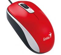 Genius DX110 Ratón Óptico Ambidiestro 1000 DPI Rojo